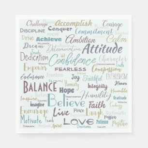 Affirmations  napkin