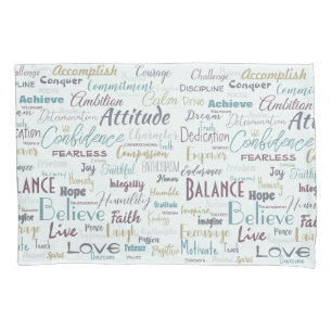 Affirmations   pillowcase