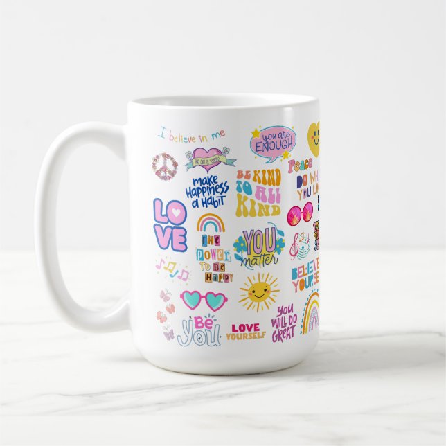 AFFIRMATIONS SELF-LOVE MUG (Left)