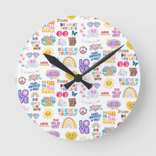 AFFIRMATIONS WALL CLOCK
