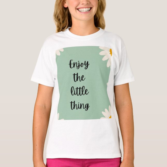 Affirmative shirt for girls  (Front)