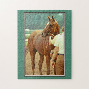 Affirmed Thoroughbred Racehorse 1978 Jigsaw Puzzle