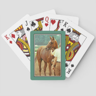 Affirmed Thoroughbred Racehorse 1978 Playing Cards
