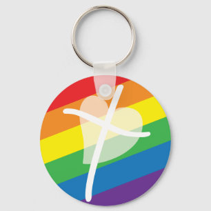 Affirming church LGBTQI welcoming church Christian Key Ring