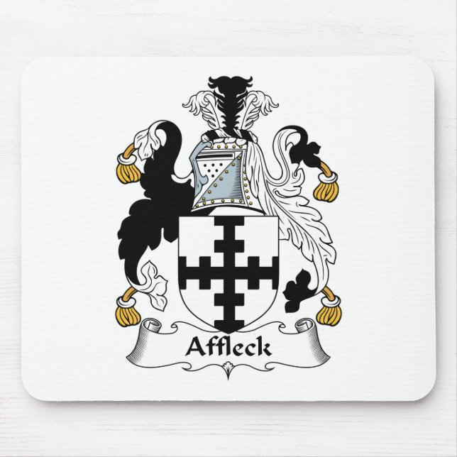 Affleck Family Crest Mouse Mat (Front)