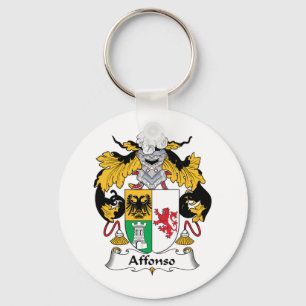 Affonso Family Crest Key Ring