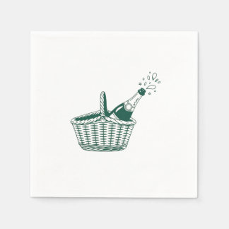 Affordable Central Park Picnic Wedding Napkins