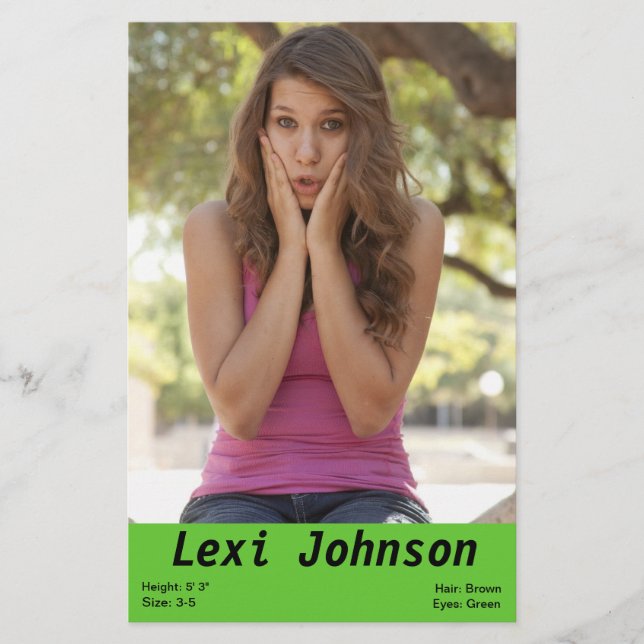 Affordable Comp Cards Models & Actors (Front)