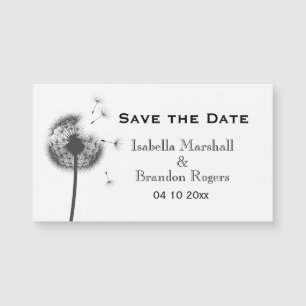Affordable Dandelion Save the Date Magnet
