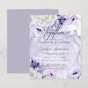 Affordable Elegant Watercolor Lilac Flowers