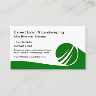 Affordable Lawn And Landscaping  Business Card