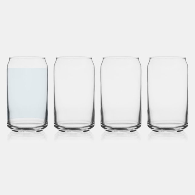 Affordable Personalised Gifts & Customisable Items Can Glass (Front)