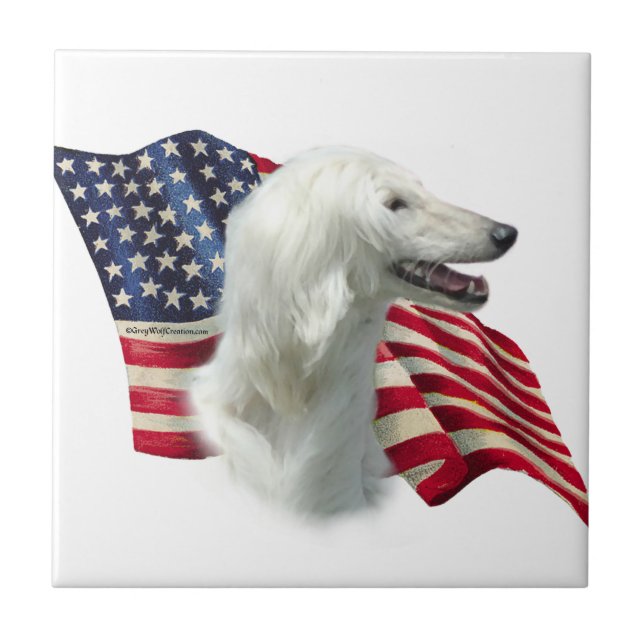 Afgan Flag Tile (Front)