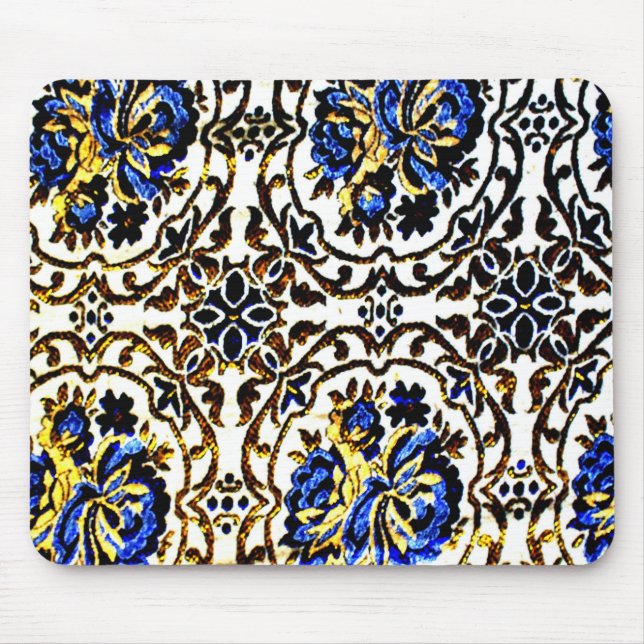 Afghan Bedcover Design Mouse Mat (Front)