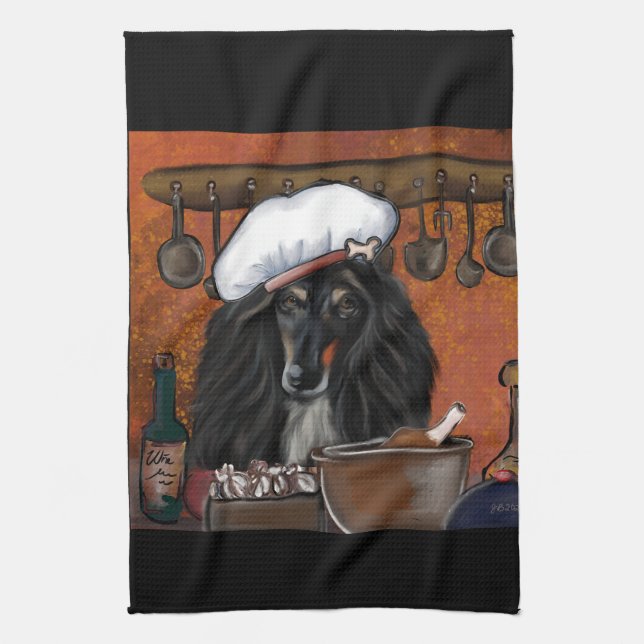 Afghan Chef Tea Towel (Vertical)