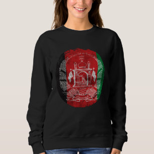 AFGHAN FLAG Vintage Free Afghanistan Flag Distress Sweatshirt