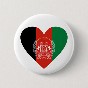 Afghan heart - For real Afghans! 6 Cm Round Badge