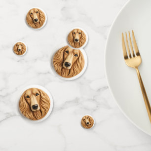 Afghan Hound 3D Inspired Confetti