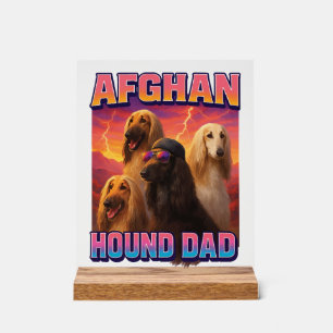 Afghan Hound Acrylic Sign