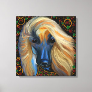 Afghan Hound Canvas Print