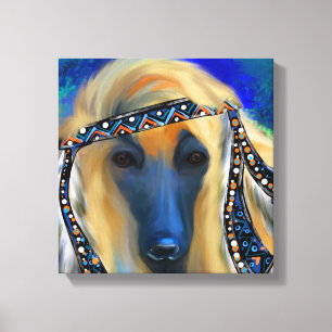 Afghan Hound Canvas Print