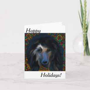 Afghan Hound Card