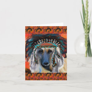 Afghan Hound    Card