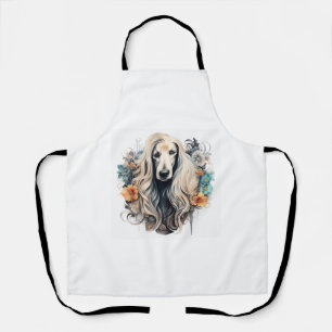 Afghan Hound Classic T-Shirt Apron