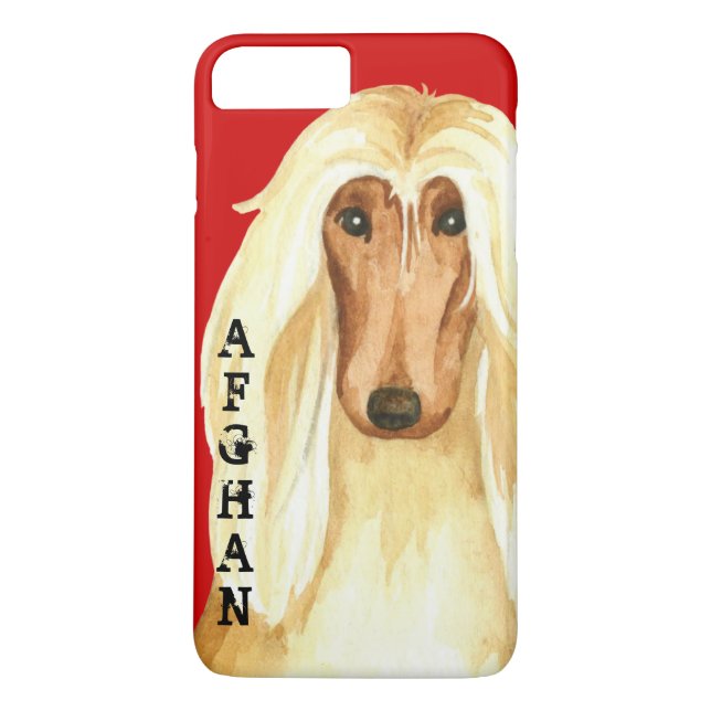 Afghan Hound Colour Block Case-Mate iPhone Case (Back)