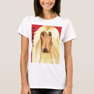 Afghan Hound Colour Block T-Shirt