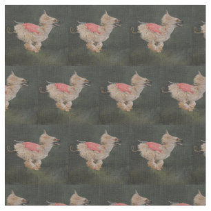 Afghan Hound Coursing Dog Art Fabric