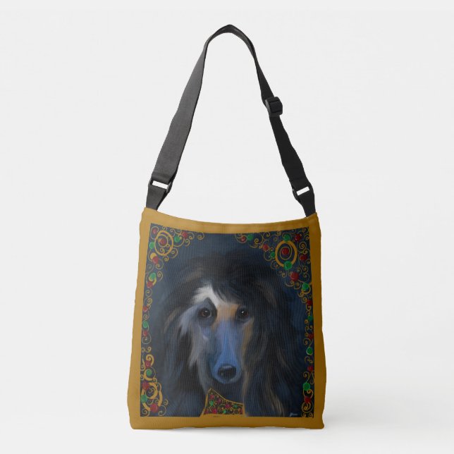  Afghan Hound      Crossbody Bag (Front)