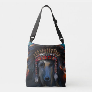 Afghan Hound Crossbody Bag