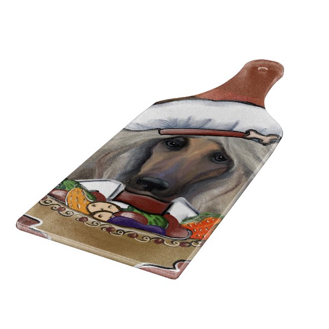 Afghan Hound        Cutting Board (Corner)