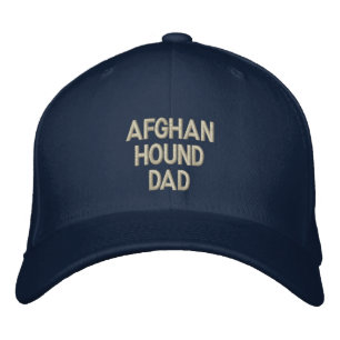Afghan Hound DAD Embroidered Hat