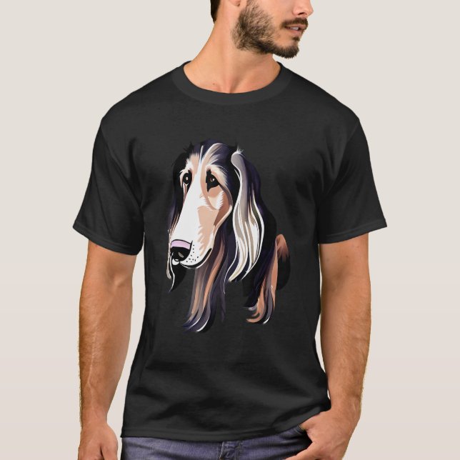 Afghan Hound dog breeds  Classic Family Matching T-Shirt (Front)