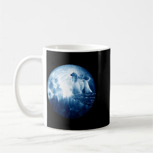 Afghan Hound Dog Moon Dog Mum Dad Women Men Dog Coffee Mug