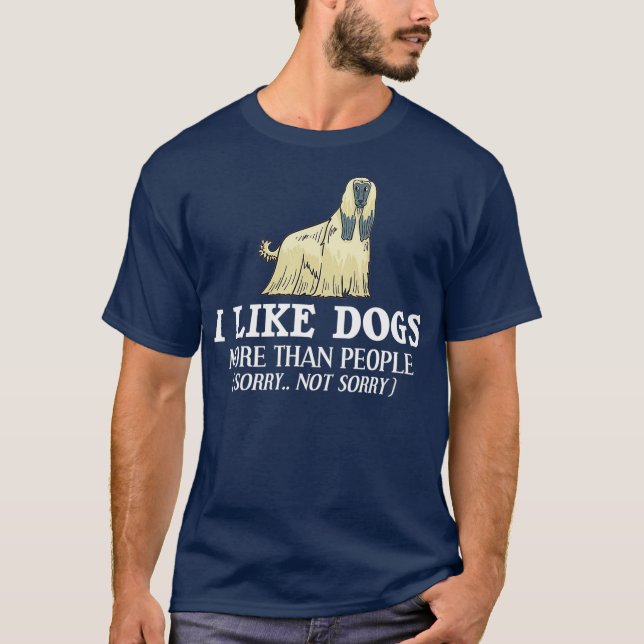 Afghan Hound Dog Puppies Owner Lover _23 T-Shirt (Front)