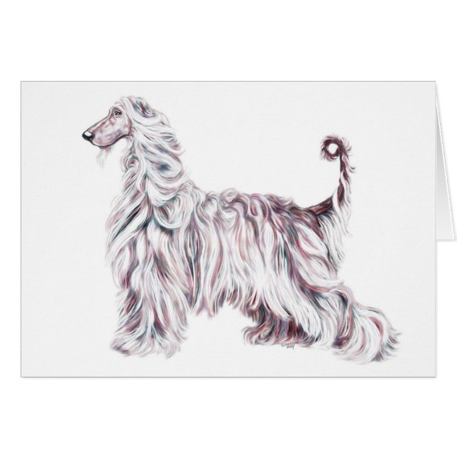 Afghan Hound Elegance (Front Horizontal)