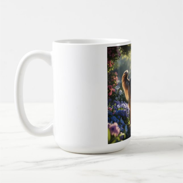 Afghan Hound Elegant Breed Coffee Mug (Left)