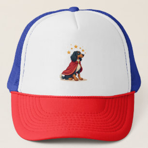 Afghan Hound Elegant Noel Trucker Hat