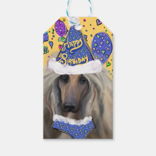 AFGHAN HOUND GIFT TAGS