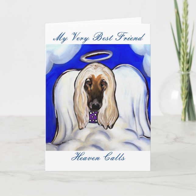 Afghan Hound Holiday Card (Front)