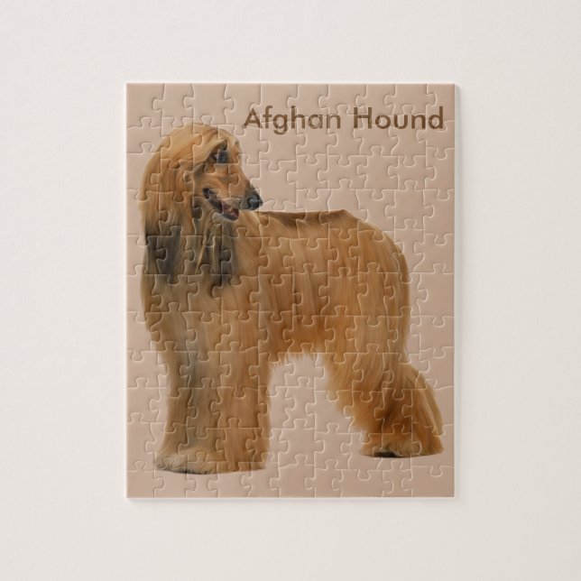 AFGHAN HOUND JIGSAW PUZZLE (Vertical)