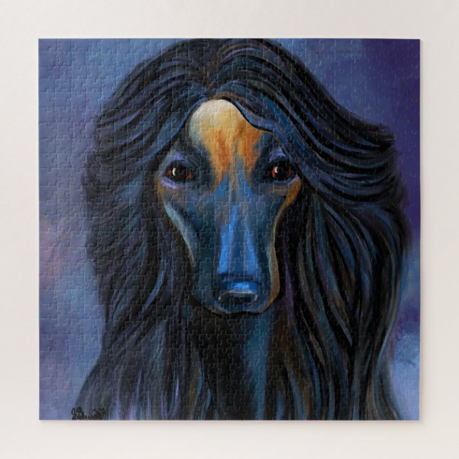 Afghan Hound  Jigsaw Puzzle (Vertical)