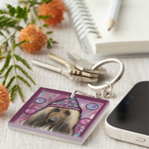 Afghan Hound           Key Ring