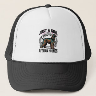 Afghan Hound Lover Vintage Dog Mum Shirt Design_1 Trucker Hat