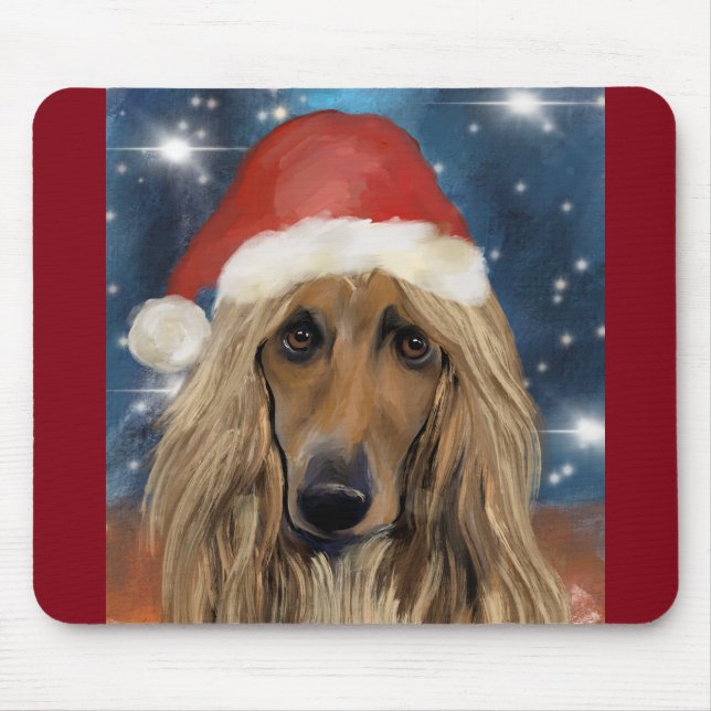  AFGHAN HOUND       MOUSE MAT (Front)