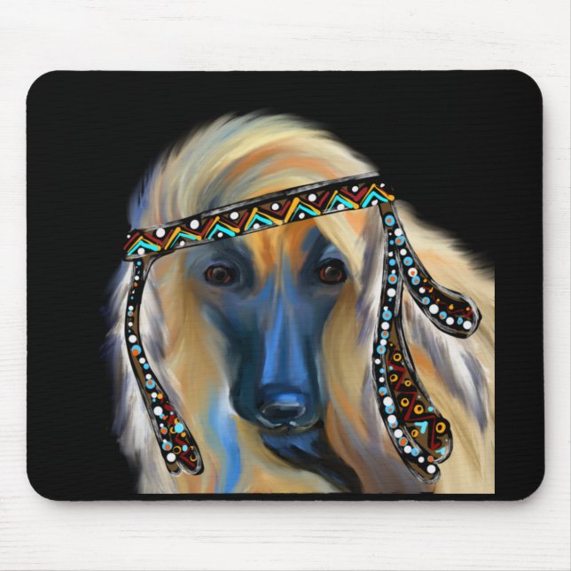 Afghan Hound        Mouse Mat (Front)