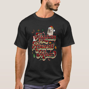 Afghan Hound mum Afghan Hound mama retro Christmas T-Shirt